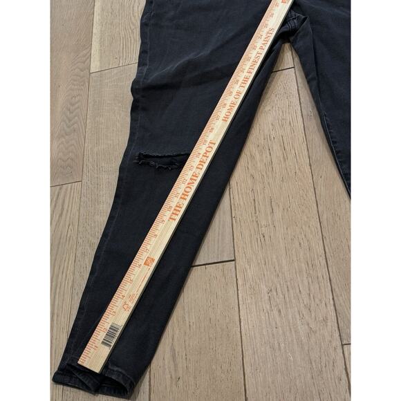 NWT MADEWELL The Girl Jean Straight Leg Black Denim‎ Jeans Women's Size W 32 - Picture 8 of 12